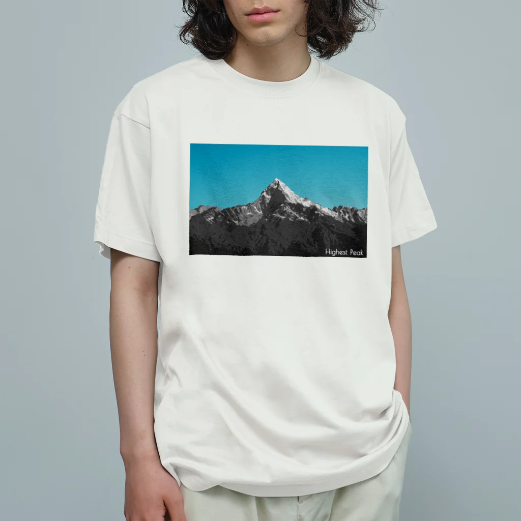 Highest PeakのHighest Peak　プリントT オーガニックコットンTシャツ