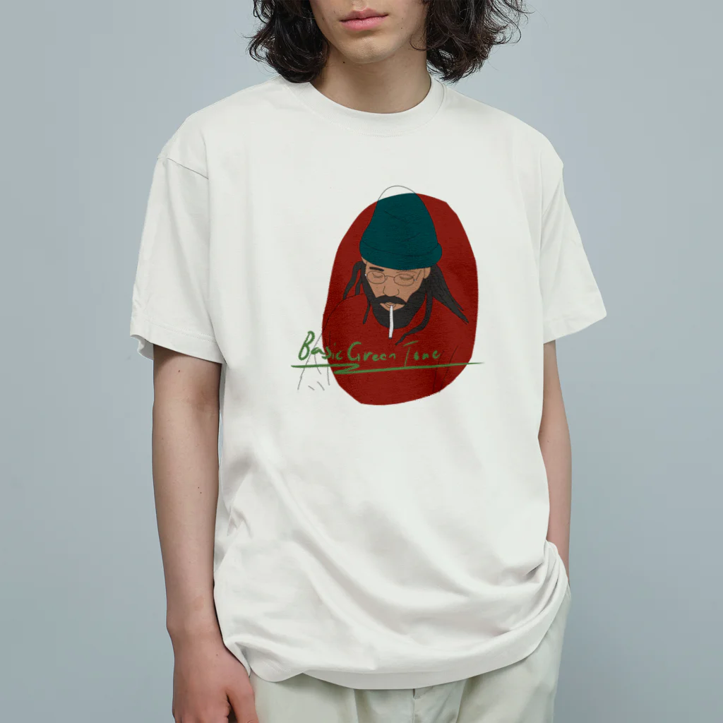 BASIC GREEN TONEのProtoje オーガニックコットンTシャツ