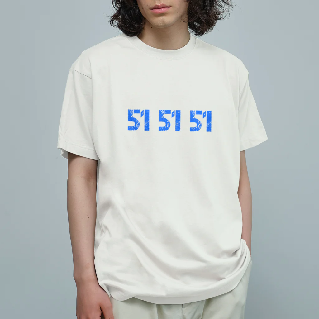 ANGE.33Tの51 51 51  Organic Cotton T-Shirt