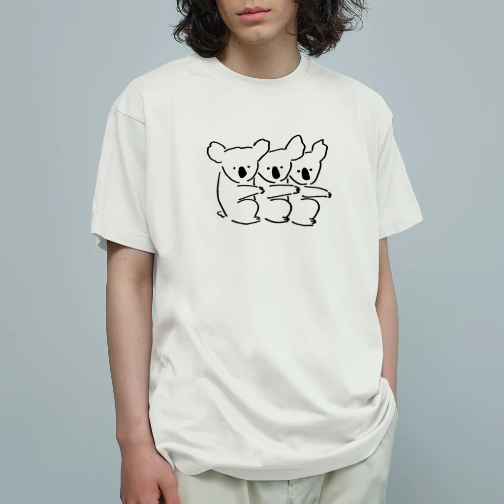 omt_yrkのコアラ三兄弟 Organic Cotton T-Shirt