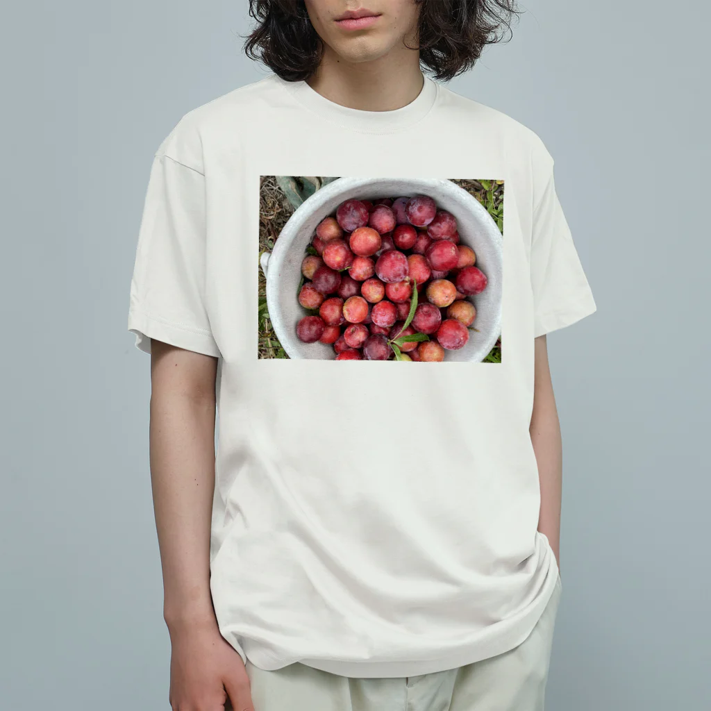 笑顔が好きの夏だ美味しい果物だ😊 Organic Cotton T-Shirt