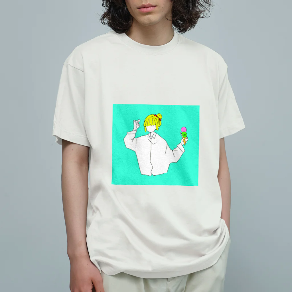 haruのアイスと女の子 Organic Cotton T-Shirt