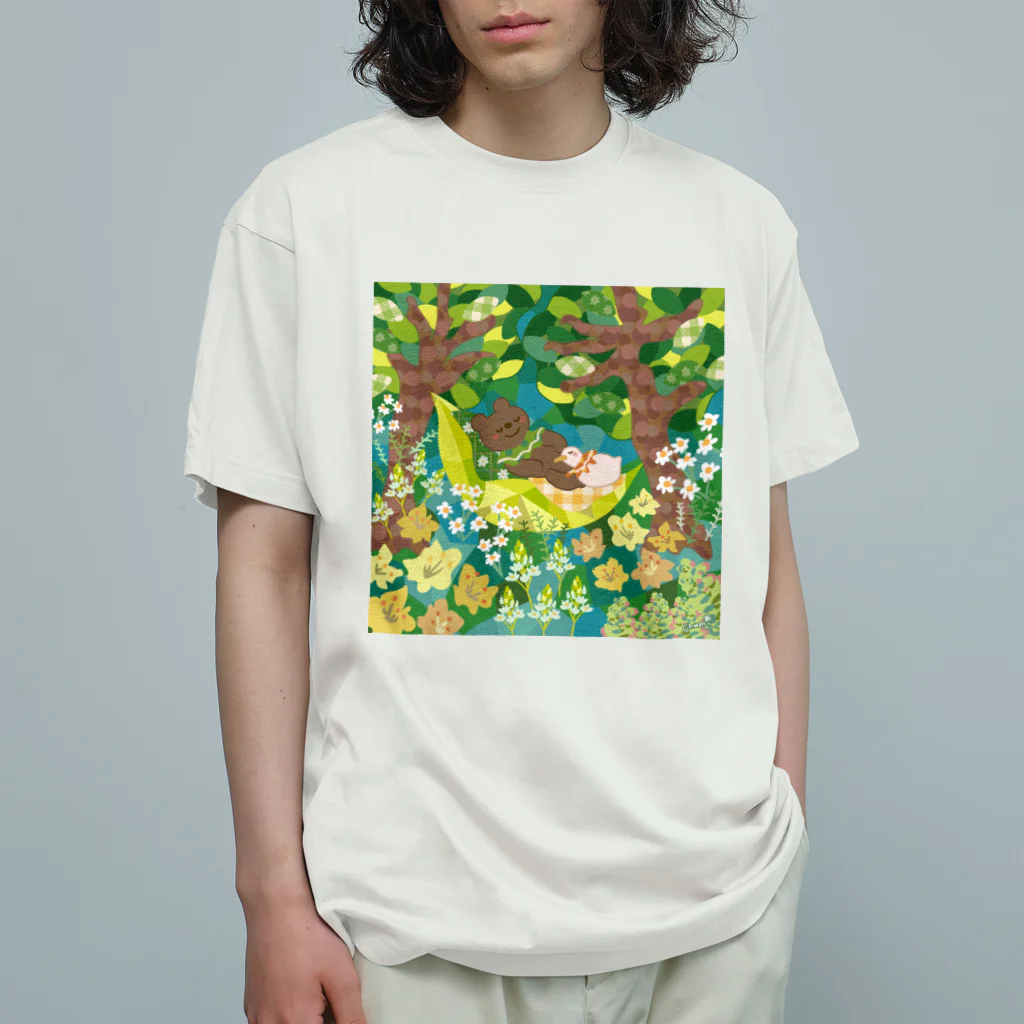 chami＊designの『りらっくす』 オーガニックコットンTシャツ