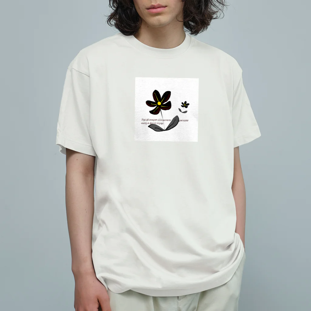 Dee’s Sweet Designsの暗闇の花 オーガニックコットンTシャツ