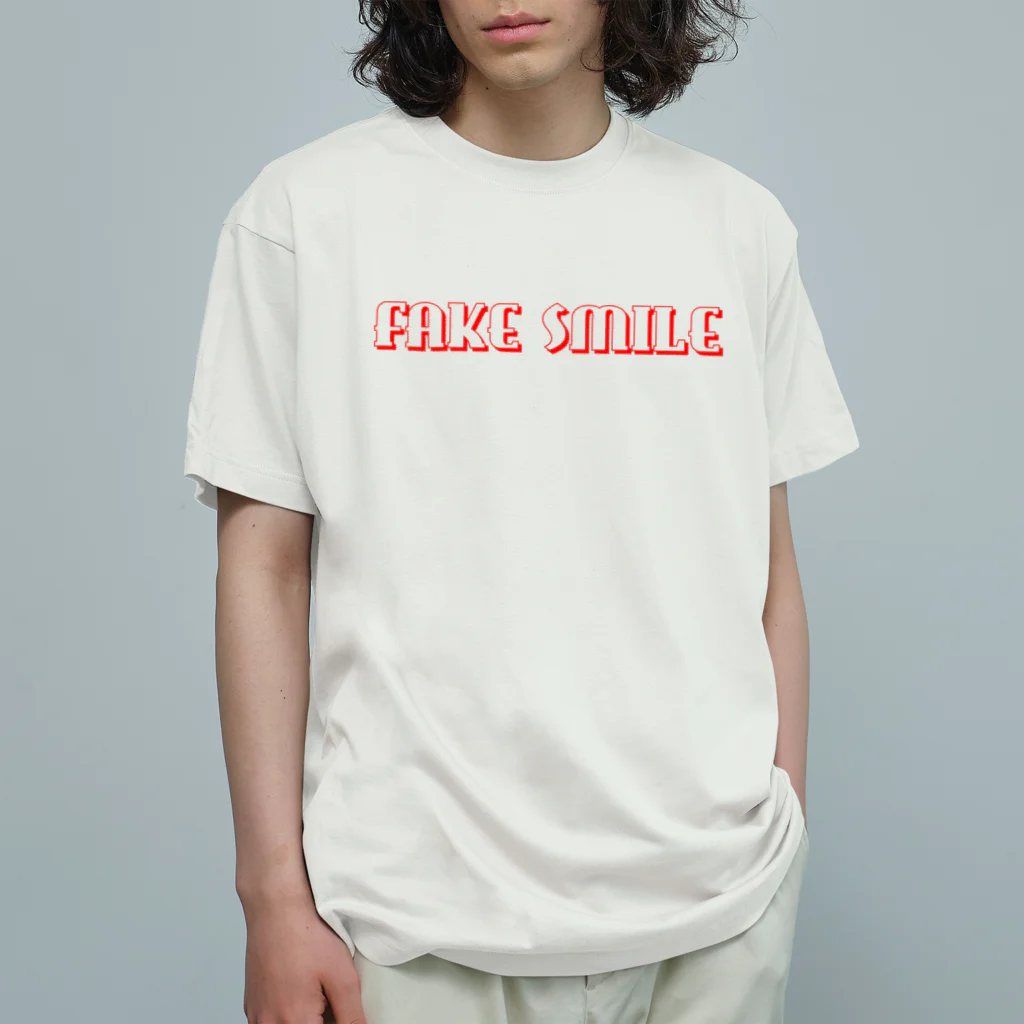 RENのFAKE SMILE オーガニックコットンTシャツ