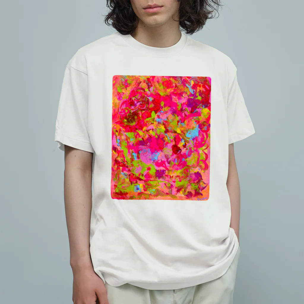 sanamiのアート「君を愛してる」 オーガニックコットンTシャツ