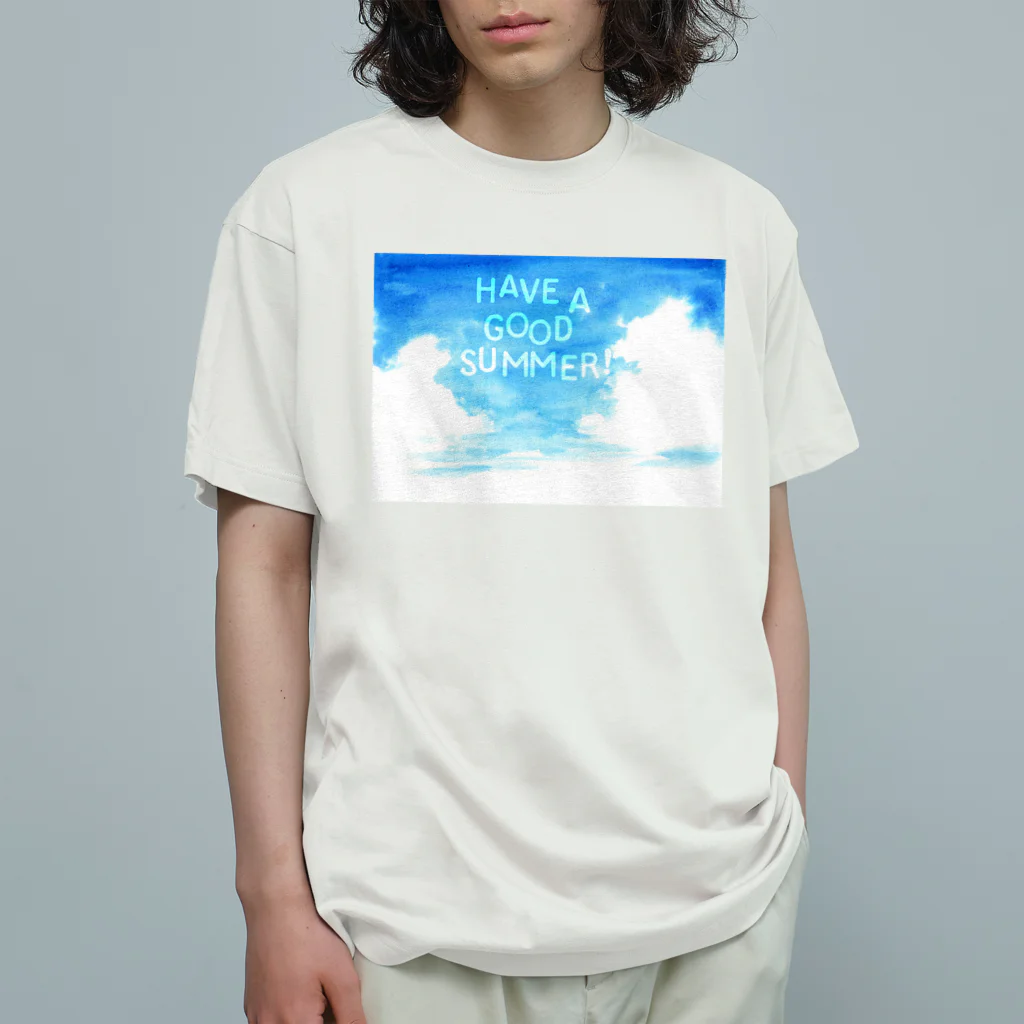 山田理矢の夏空メッセージ２ オーガニックコットンTシャツ