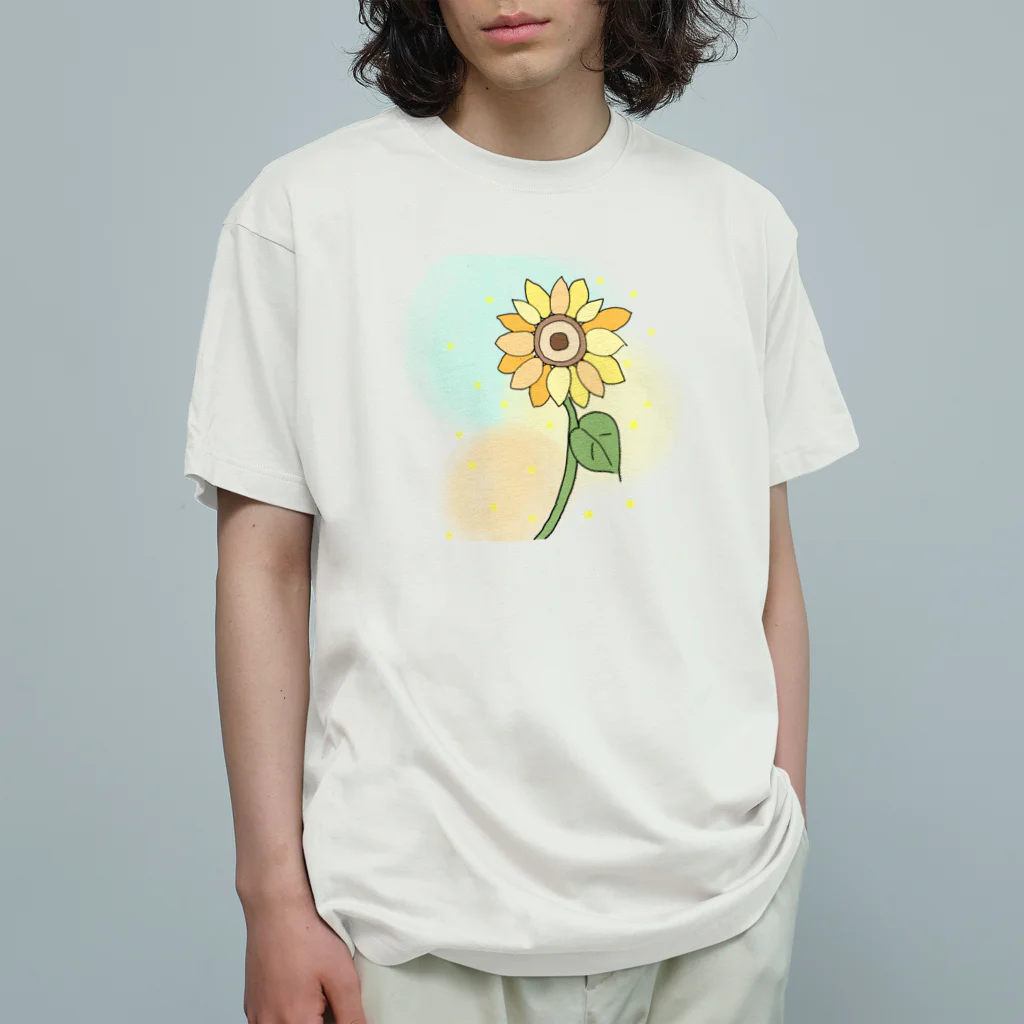 c_shv2のpastel  himawari Organic Cotton T-Shirt