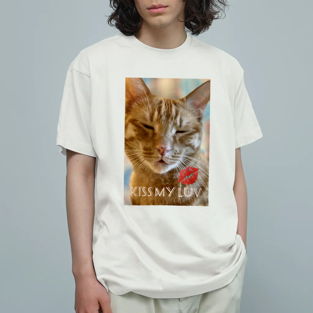 My name is LouisのKiss My LUV Organic Cotton T-Shirt
