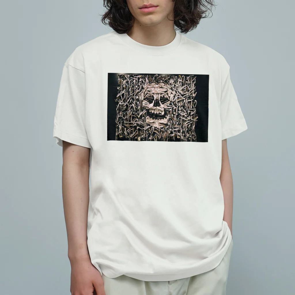 広島ソース倶楽部のsneaker skull オーガニックコットンTシャツ