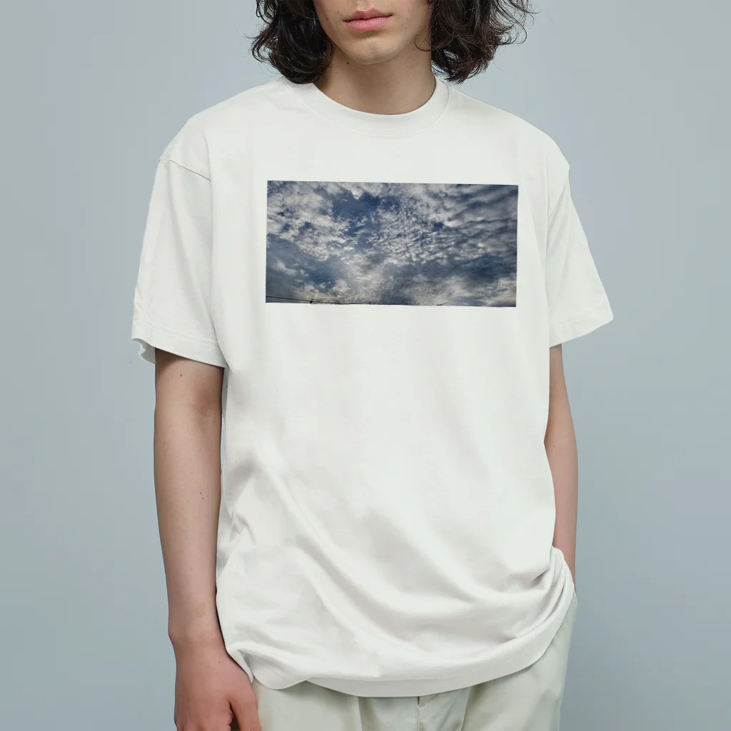 夕星と郎月の雲空シリーズ オーガニックコットンTシャツ