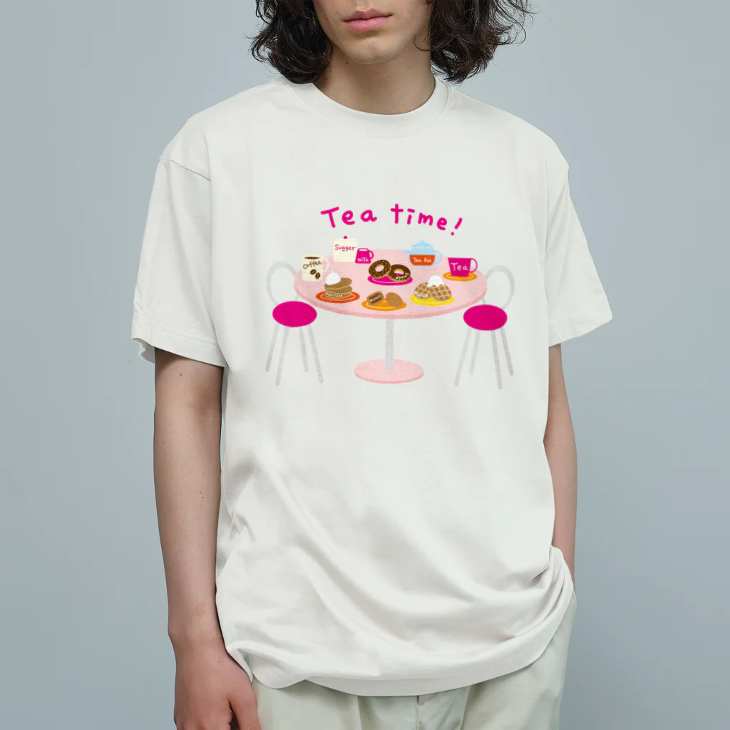 フォーヴァのTEA TIME! オーガニックコットンTシャツ