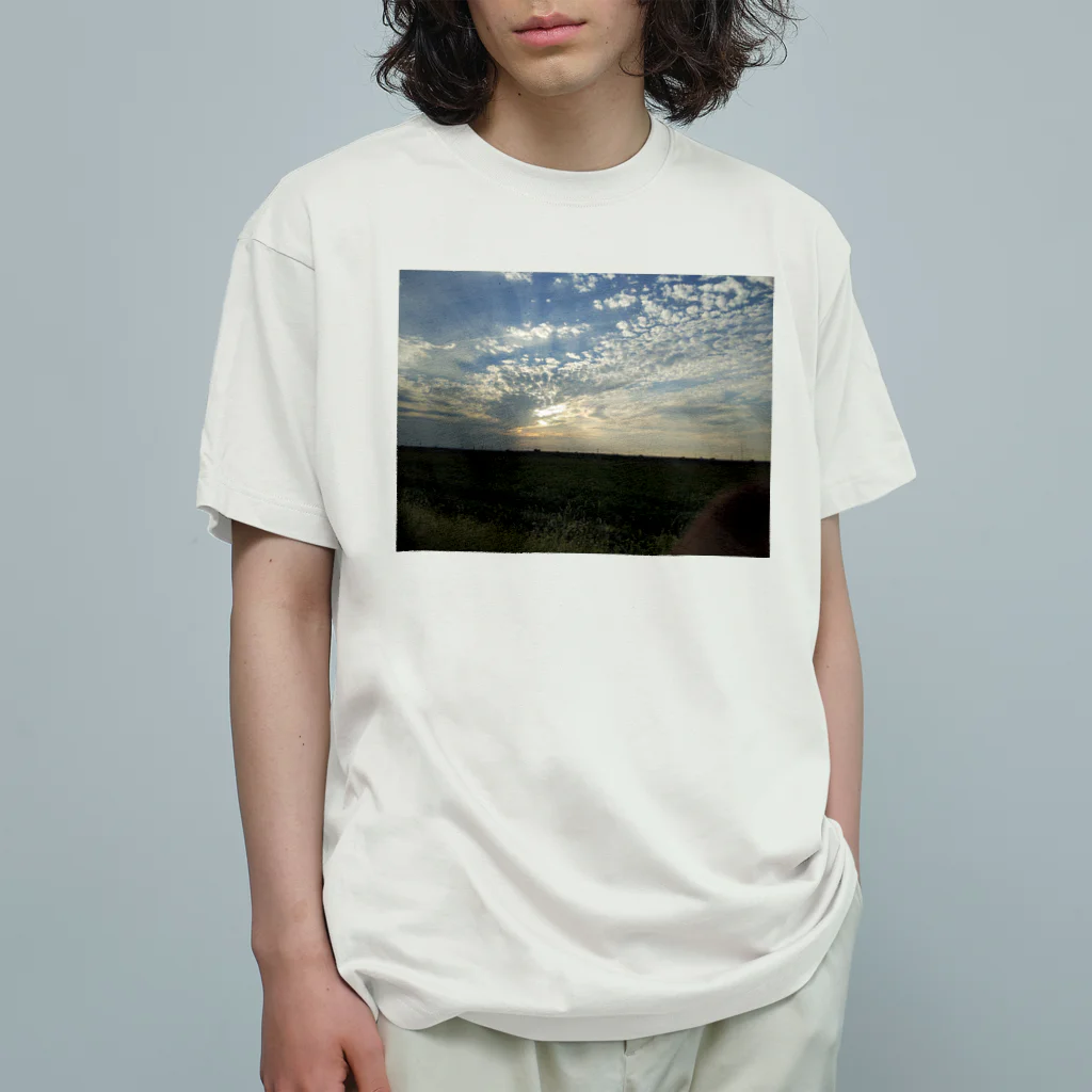 柴犬屋のsky オーガニックコットンTシャツ