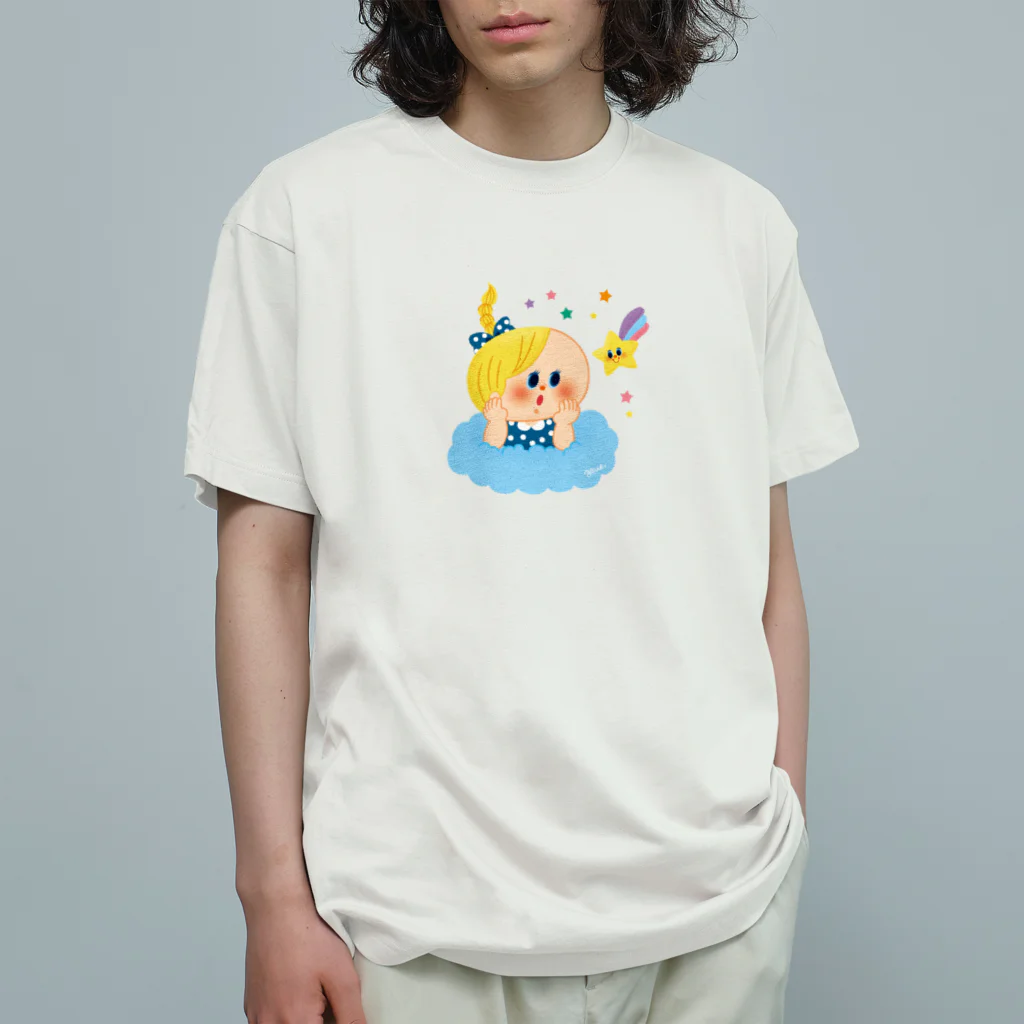 あくざわめぐみSHOPのwish オーガニックコットンTシャツ