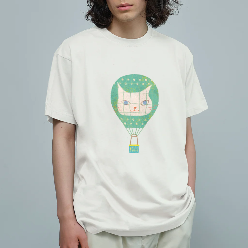 ..lineのネコキキュウ Organic Cotton T-Shirt