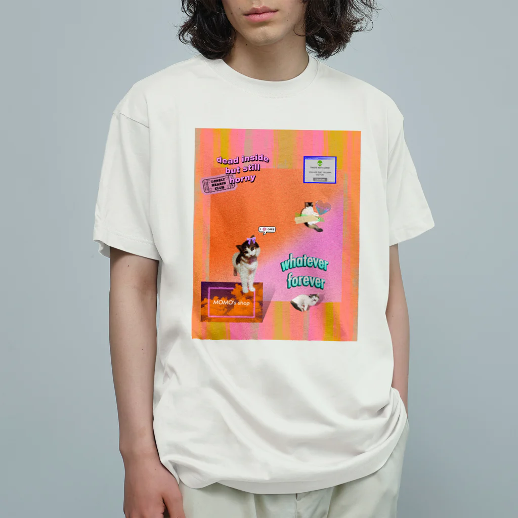 𝙈𝙊𝙈𝙊'𝙨 𝙎𝙝𝙤𝙥のvintage vaporwave #02 オーガニックコットンTシャツ