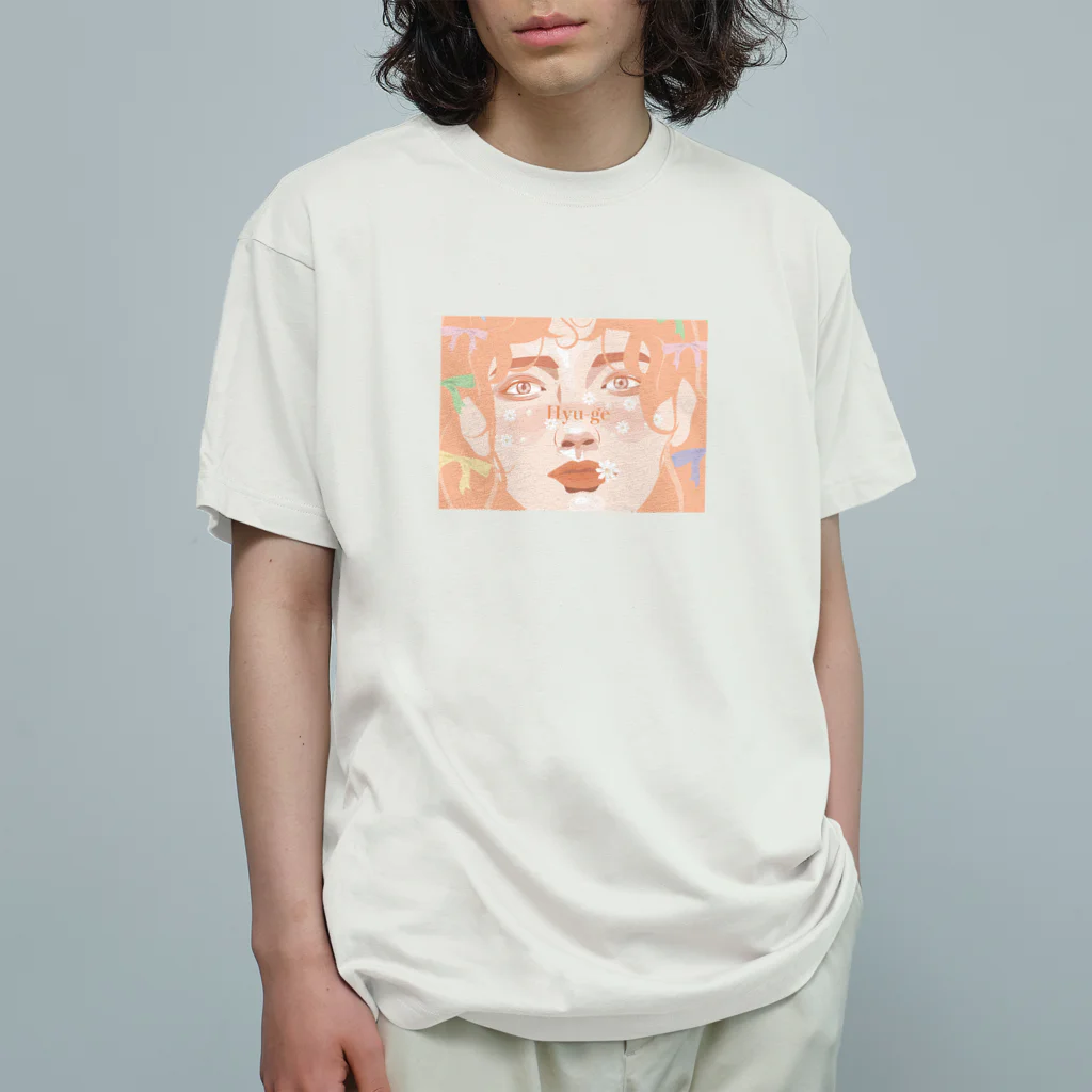 hyu-ge（イラスト）のhyu-ge Organic Cotton T-Shirt