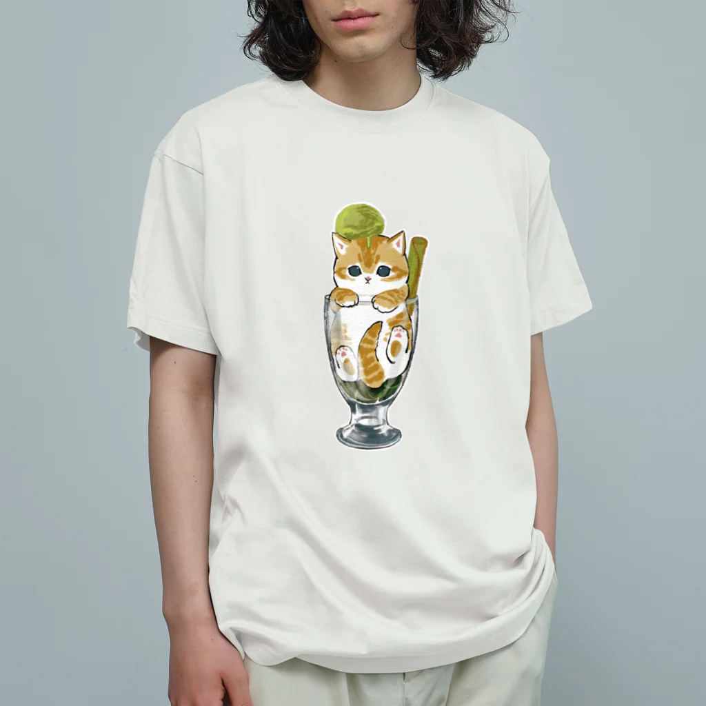 mofusandの肉球堪能パフェ Organic Cotton T-Shirt