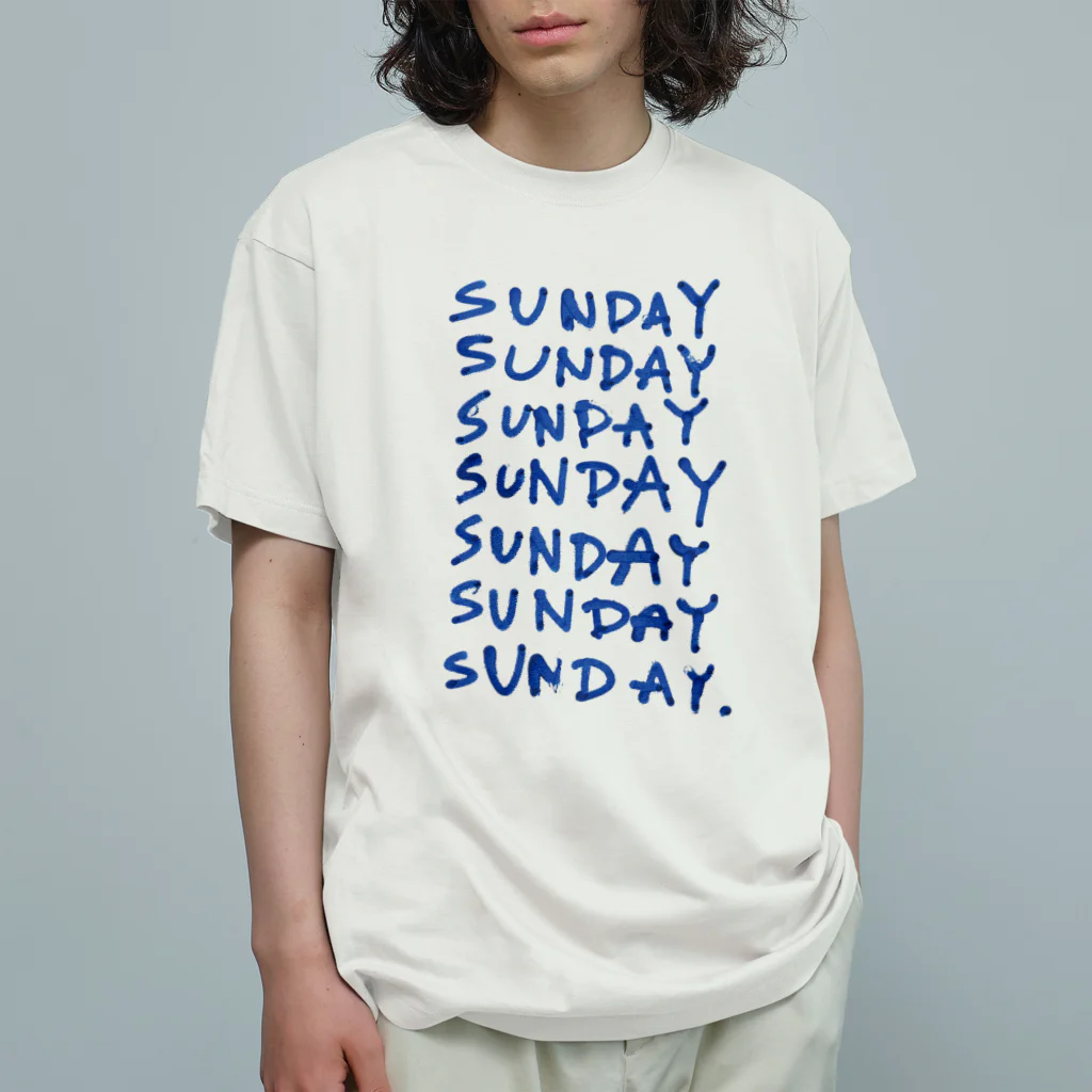 shinri murakami "HALLELUJAH!"の" SUNDAY,SUNDAY " オーガニックコットンTシャツ