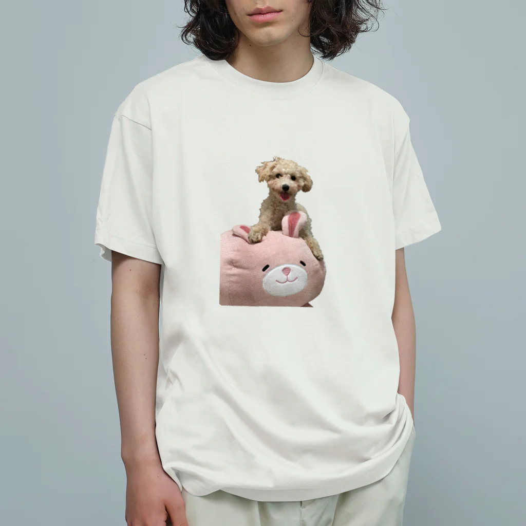 クリームのオートノミートレーニング雑貨店の健気な犬シリーズ Organic Cotton T-Shirt