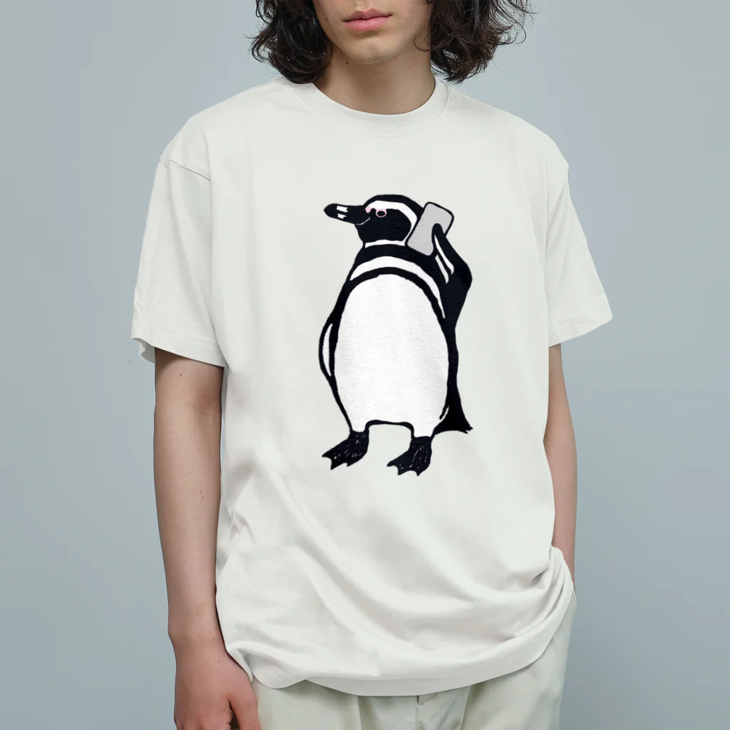ムクのマゼランペンギン・テレフォン オーガニックコットンTシャツ