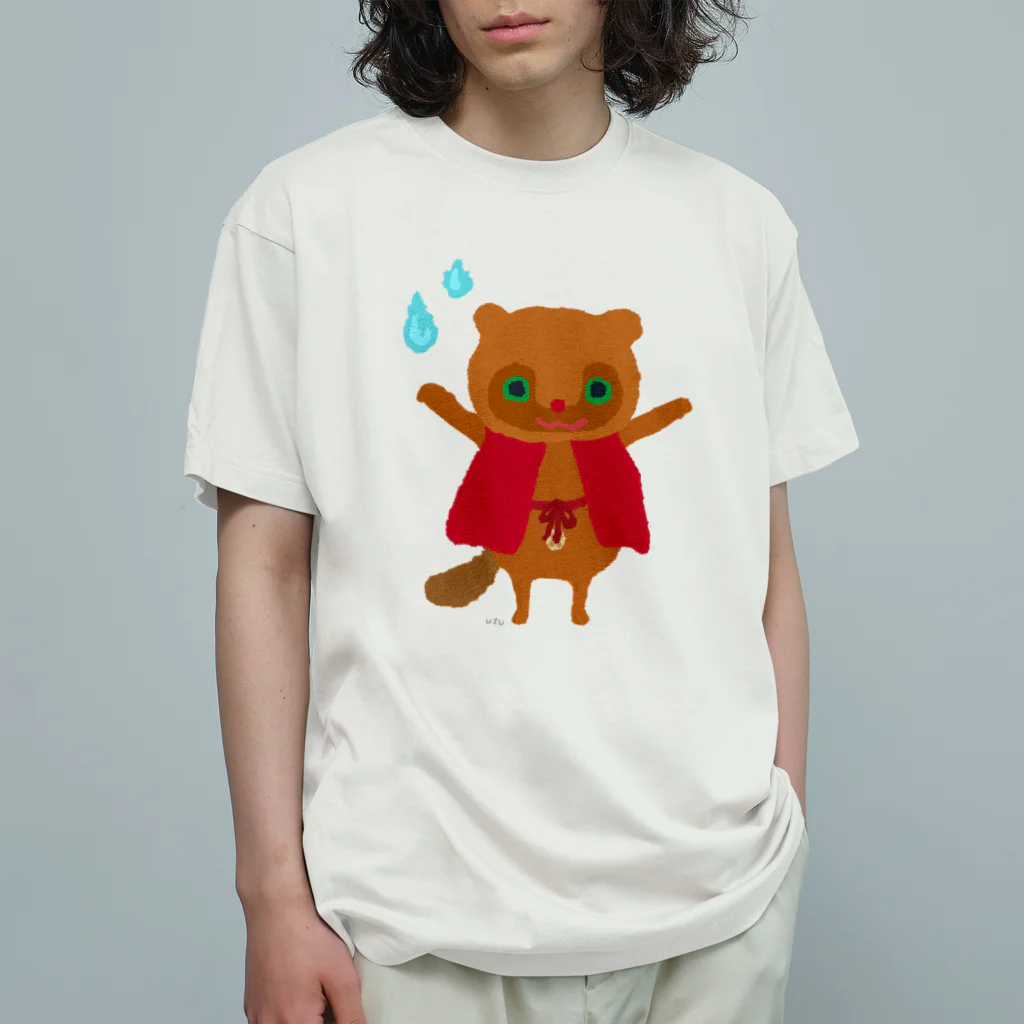 おばけ商店のおばけTシャツ＜でっかい赤殿中＞ Organic Cotton T-Shirt