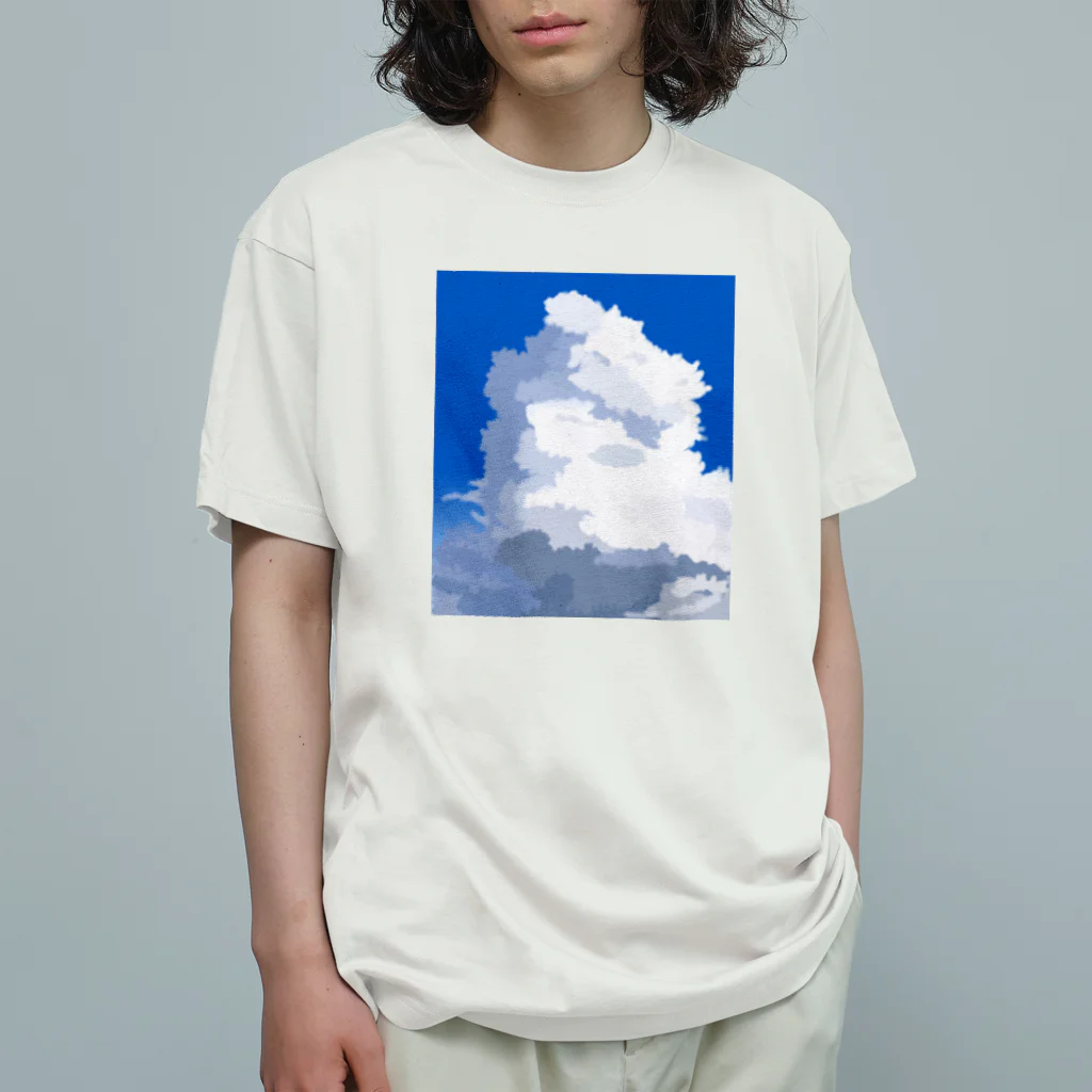 satoharuのもくもく積乱雲 オーガニックコットンTシャツ