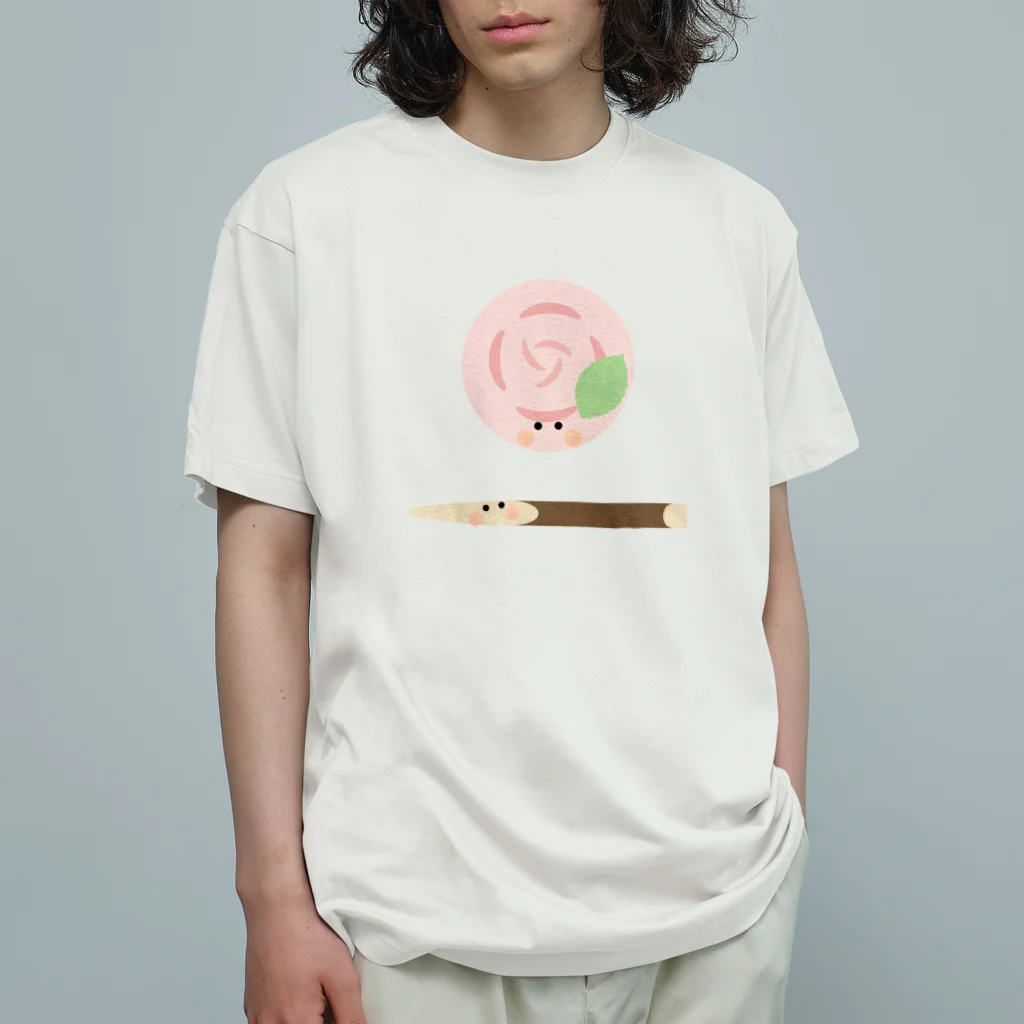 cotton-berry-pancakeの練り切りちゃん Organic Cotton T-Shirt