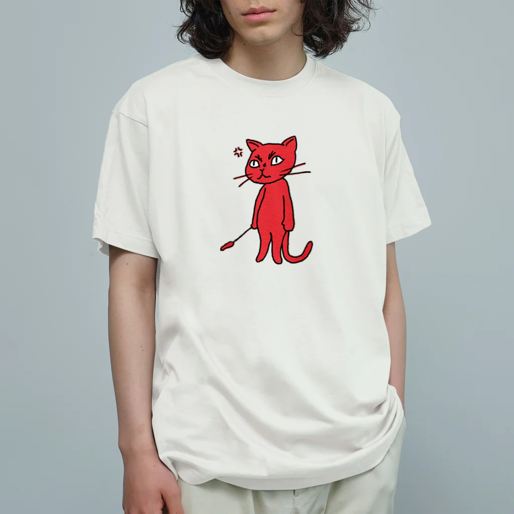 LONESOME TYPE ススの怒ネコ Organic Cotton T-Shirt