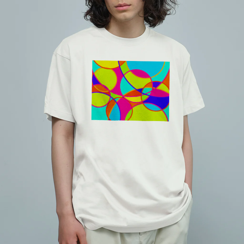 ふくふくろうのからふる丸丸 Organic Cotton T-Shirt