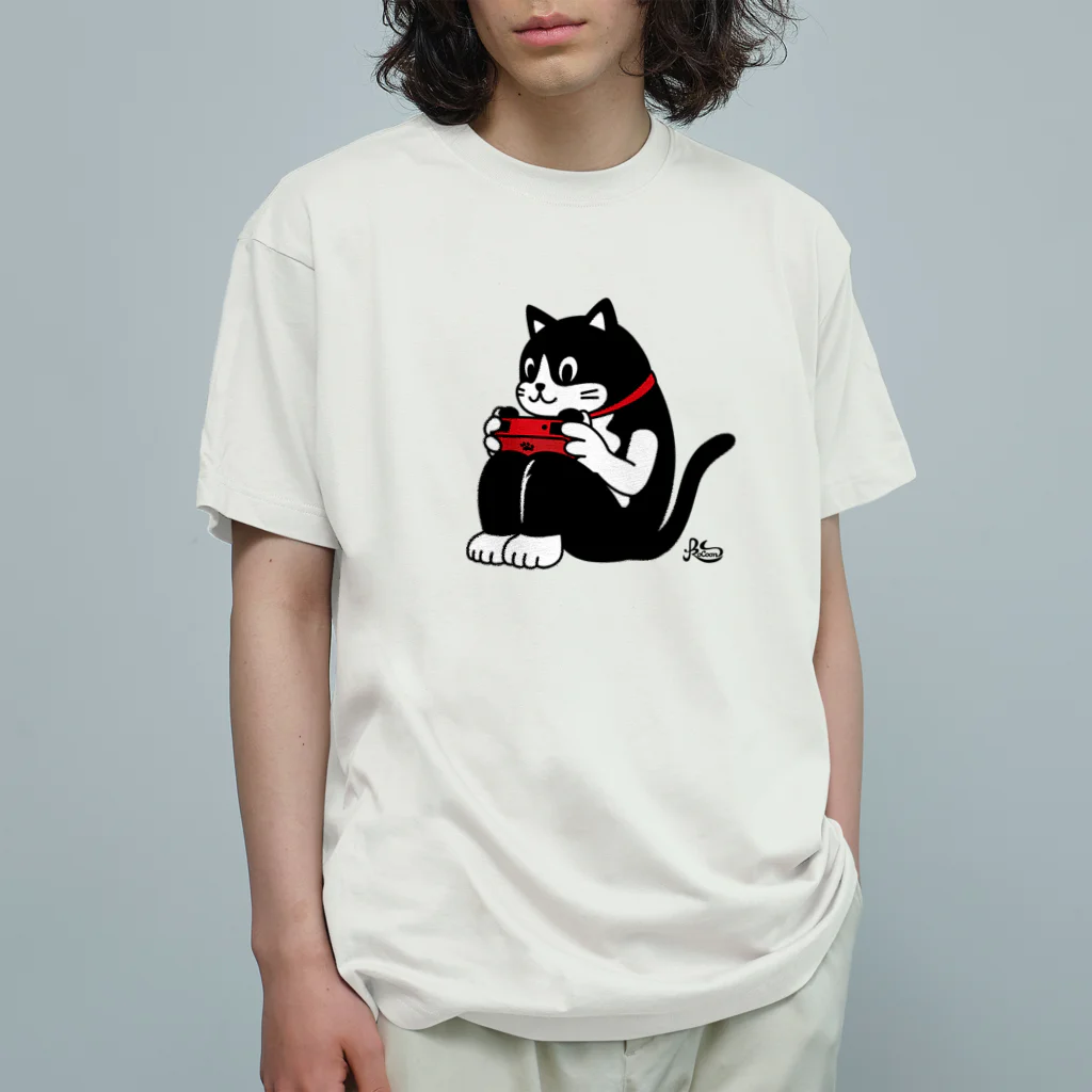 kocoon（コクーン）の猫背ゲーマー オーガニックコットンTシャツ