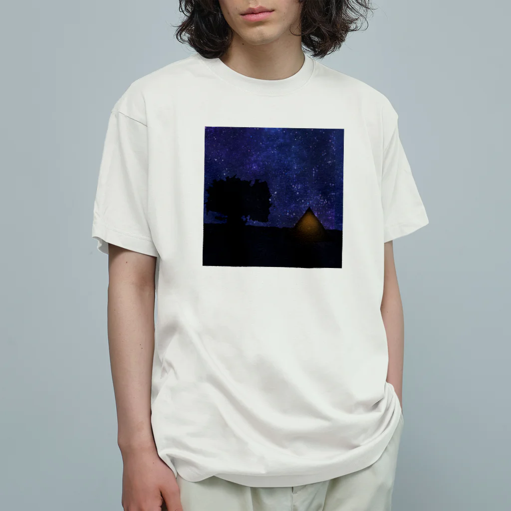 みつまめこshopの満天の星空 オーガニックコットンTシャツ