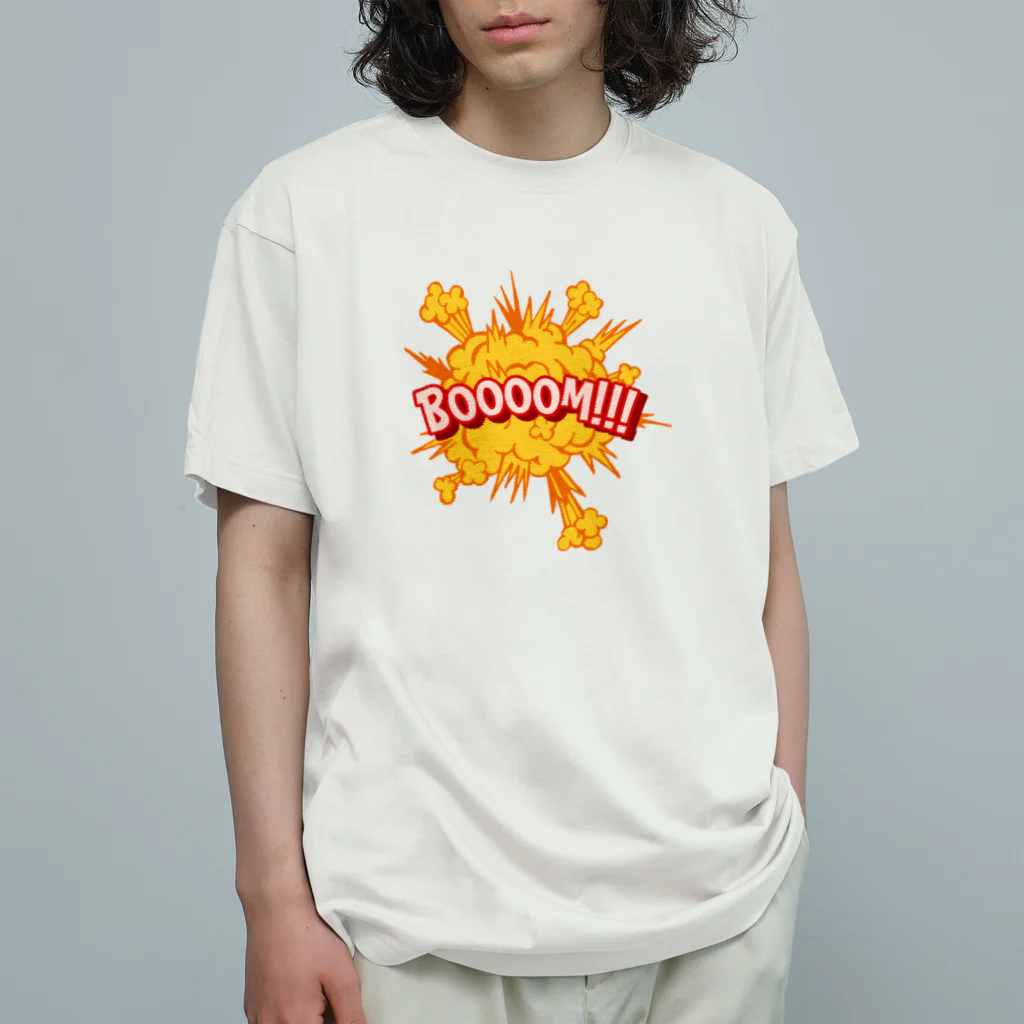 BOOOM!!のBOOOM!! オーガニックコットンTシャツ