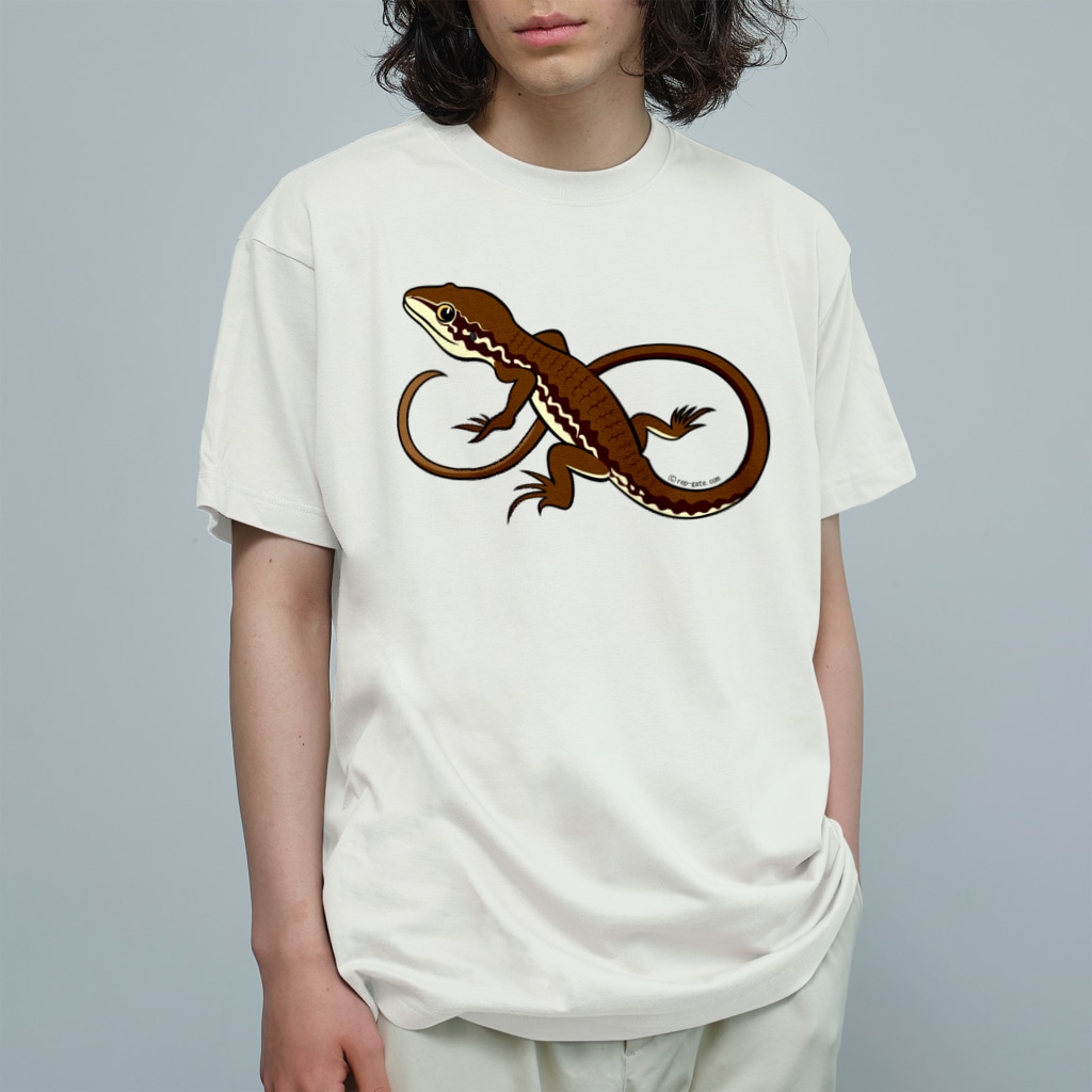 Dragon's Gateグッズのニホンカナヘビ Organic Cotton T-Shirt
