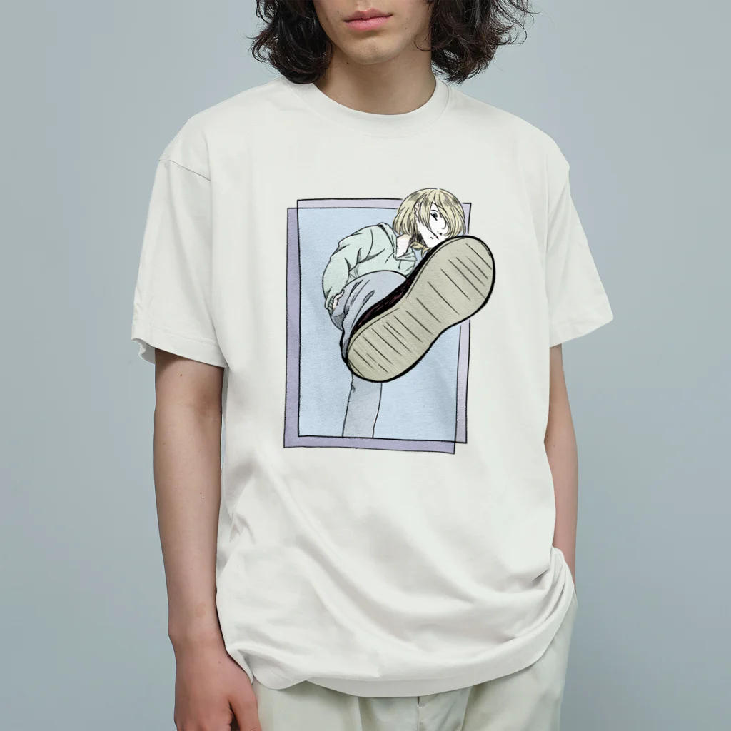 ぽちのやの足蹴 Organic Cotton T-Shirt