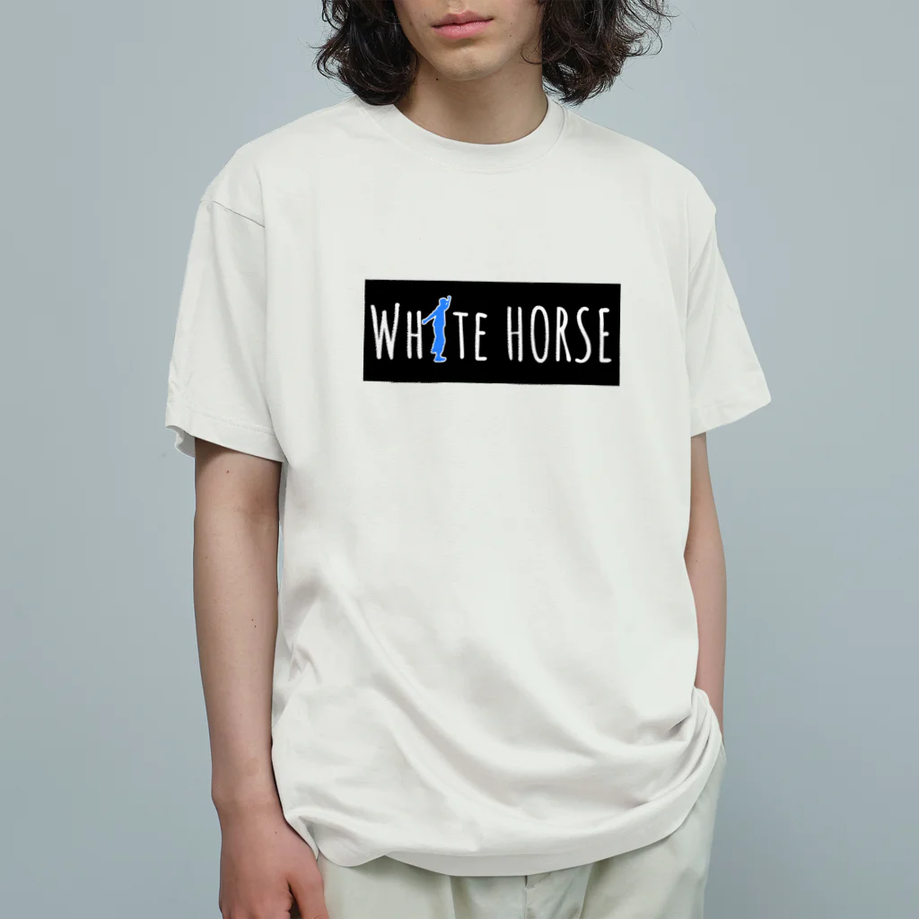 him (松本大夢)のダサいガッツポーズシリーズ(WHITE HORSE) Organic Cotton T-Shirt