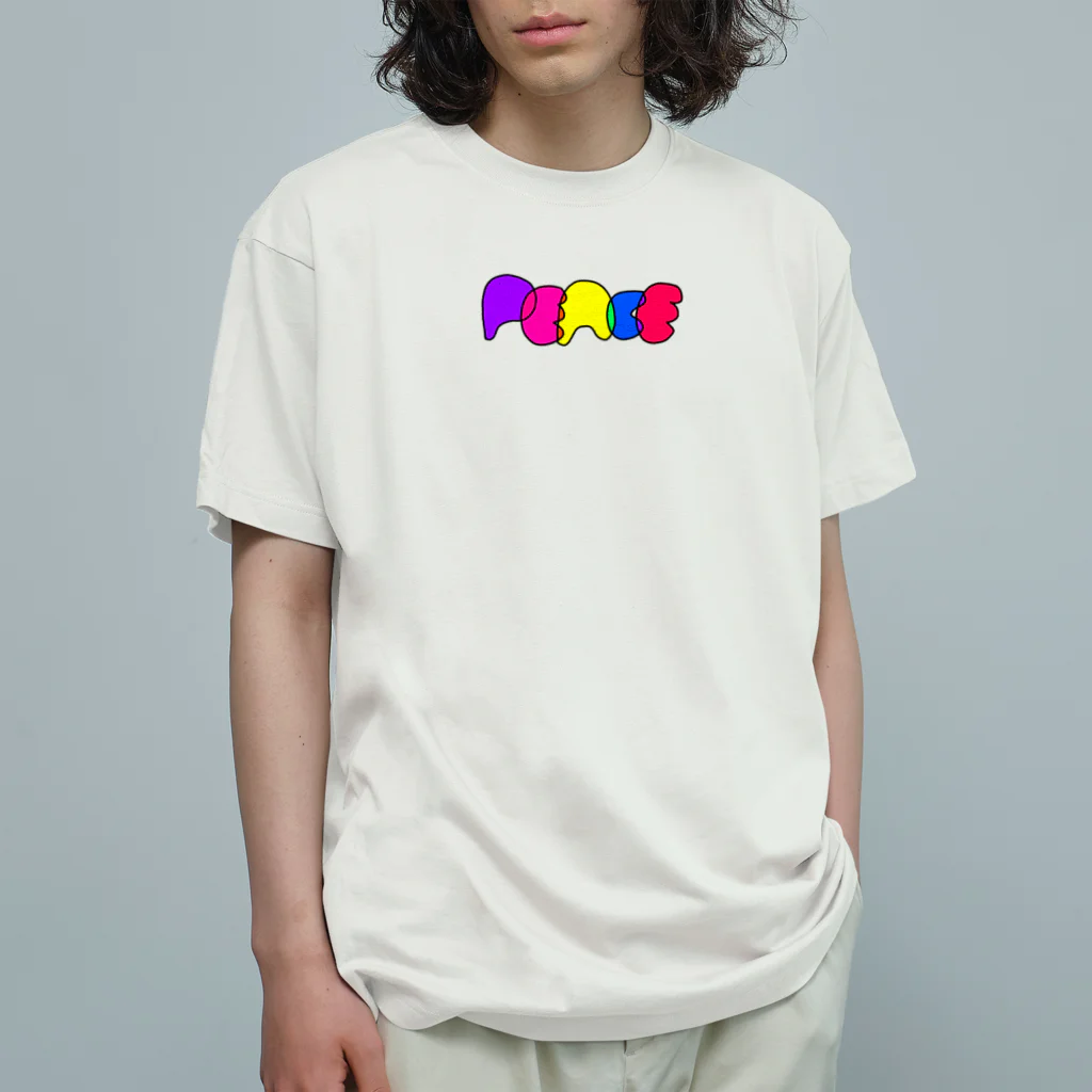 夢が叶うときのPEACE Organic Cotton T-Shirt