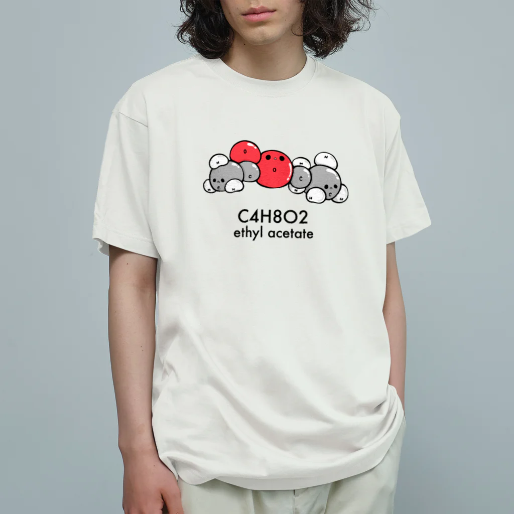 創作工房muccoの酢酸エチル オーガニックコットンTシャツ