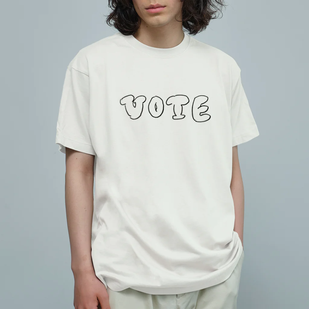 APT406のLET'S VOTE!  オーガニックコットンTシャツ