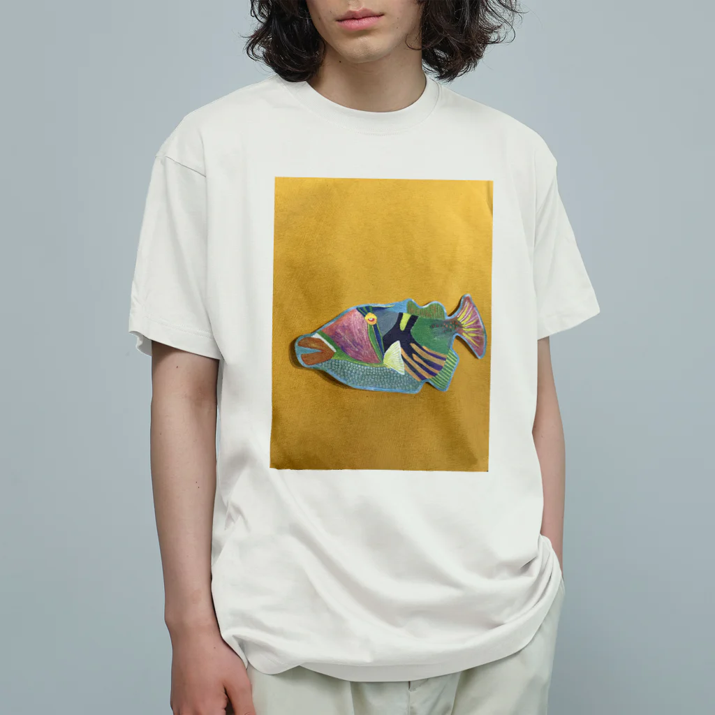 はなれもんのムラサメモンガラ Organic Cotton T-Shirt