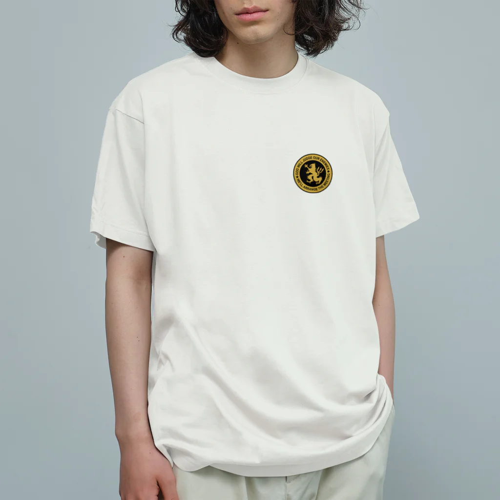 puikkoのDEVGRU　ライオン丸型2（ワンポイント） Organic Cotton T-Shirt