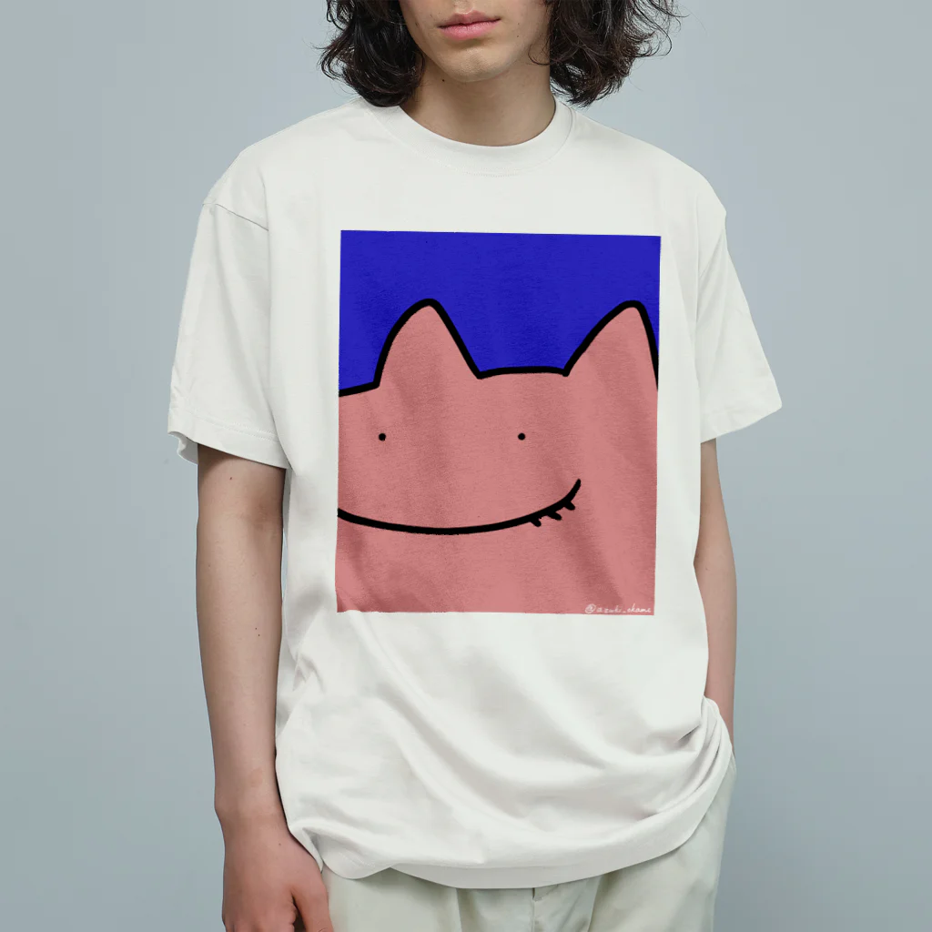 あずきおおかみのおおかみTシャツ オーガニックコットンTシャツ