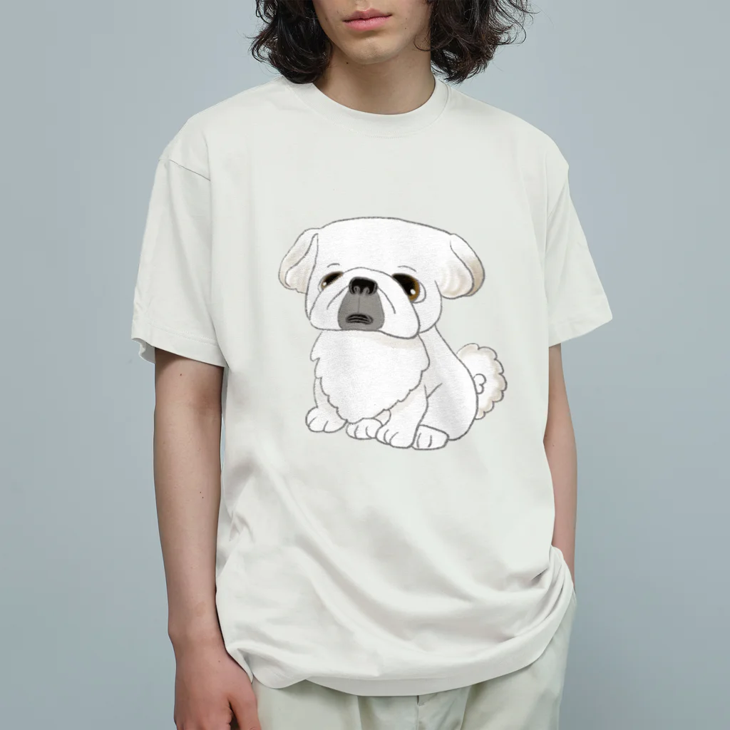 レモレモのもっちりペキニーズ Organic Cotton T-Shirt