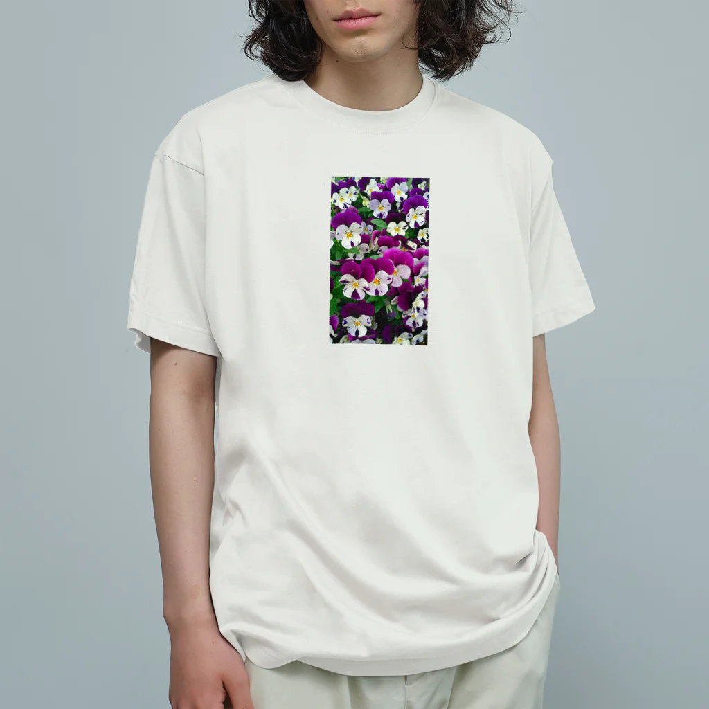 EILyN SqOUT VaRx (エリン スコート ヴァークス)のPansy オーガニックコットンTシャツ