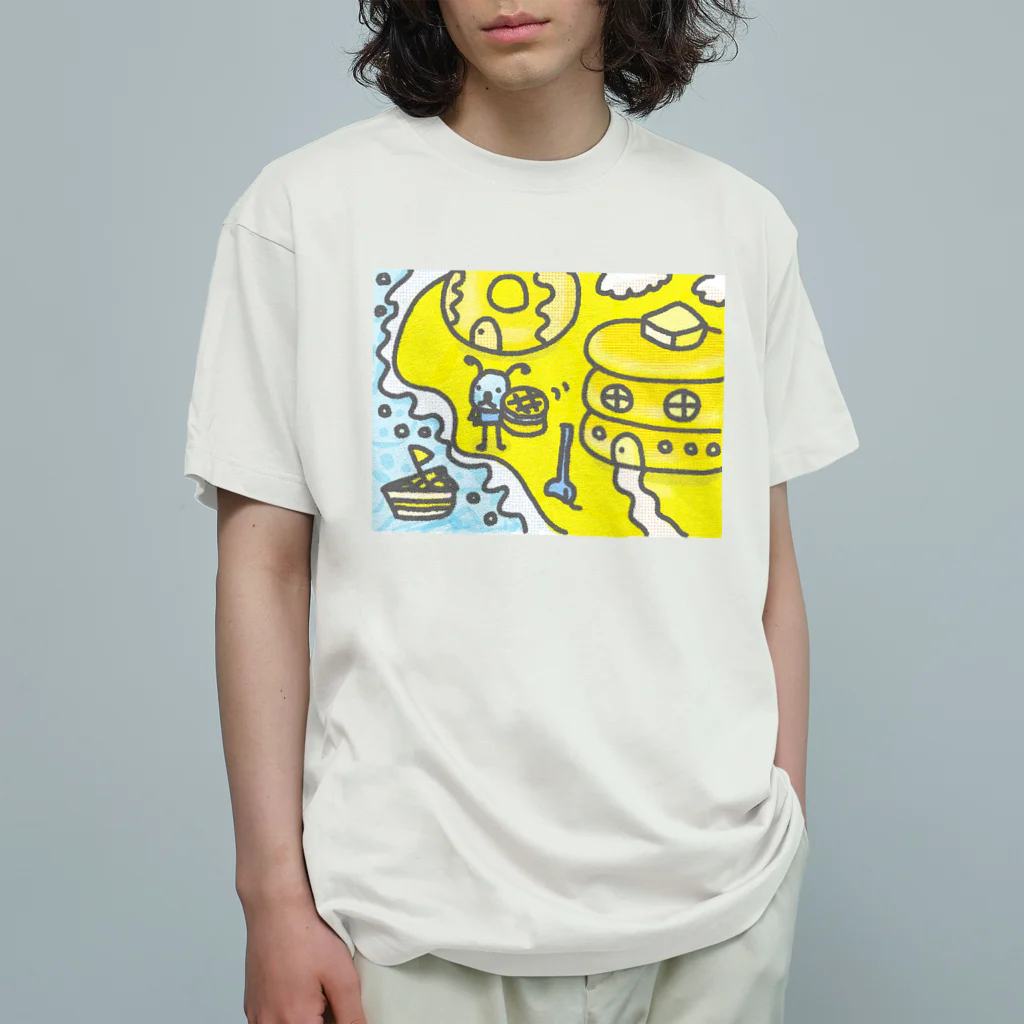 惑星プルルのホットオケーキ海岸管理人　アーリン大佐 Organic Cotton T-Shirt