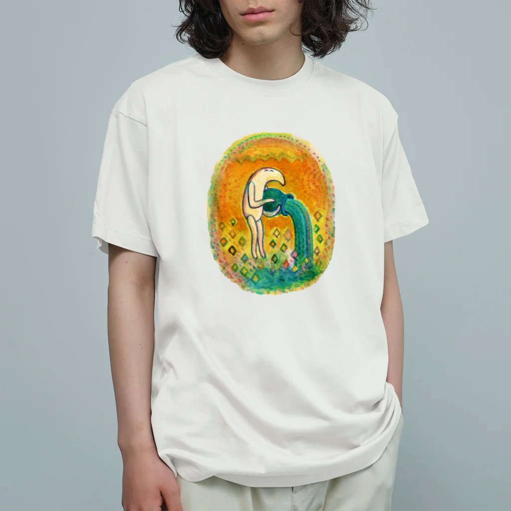 Pointy san & MeguのAquarius☆水瓶ポインティーさん Organic Cotton T-Shirt