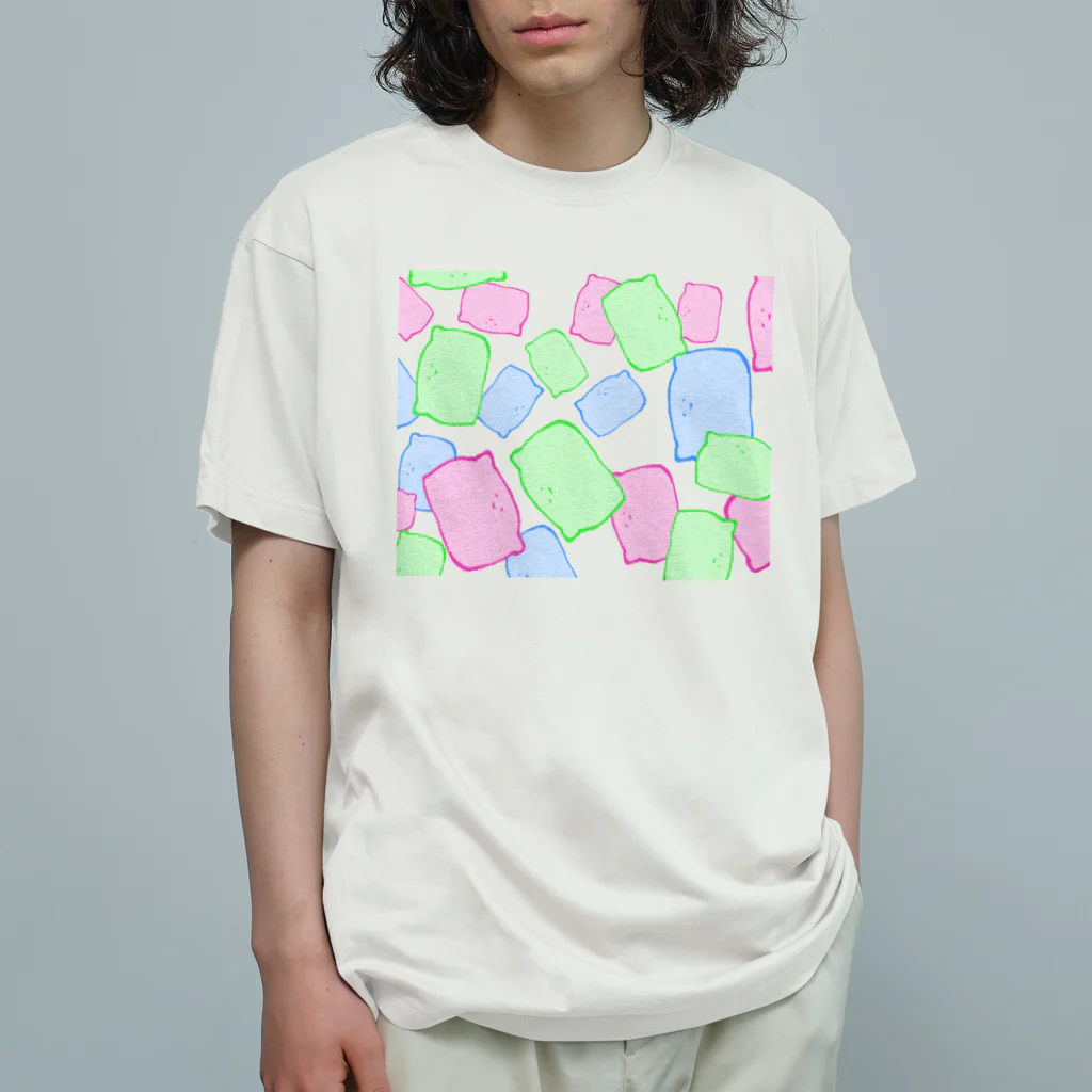 ぎんが屋-wassyoi-のふわりINARIちゃん オーガニックコットンTシャツ