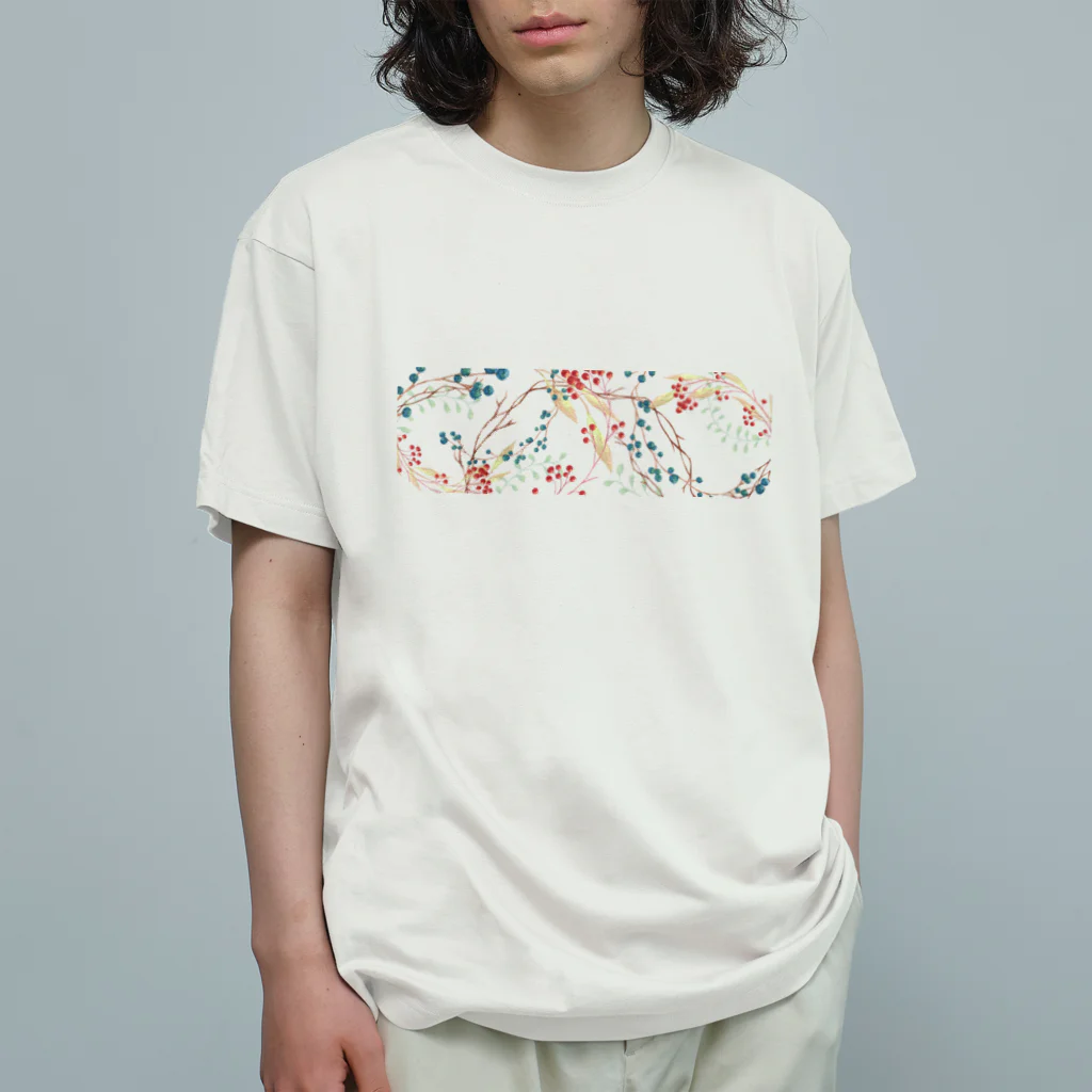 プリズモリイの箱の森のかわいい贈り物♪小さな木の実のボタニカル日記 ～徒然～ Organic Cotton T-Shirt