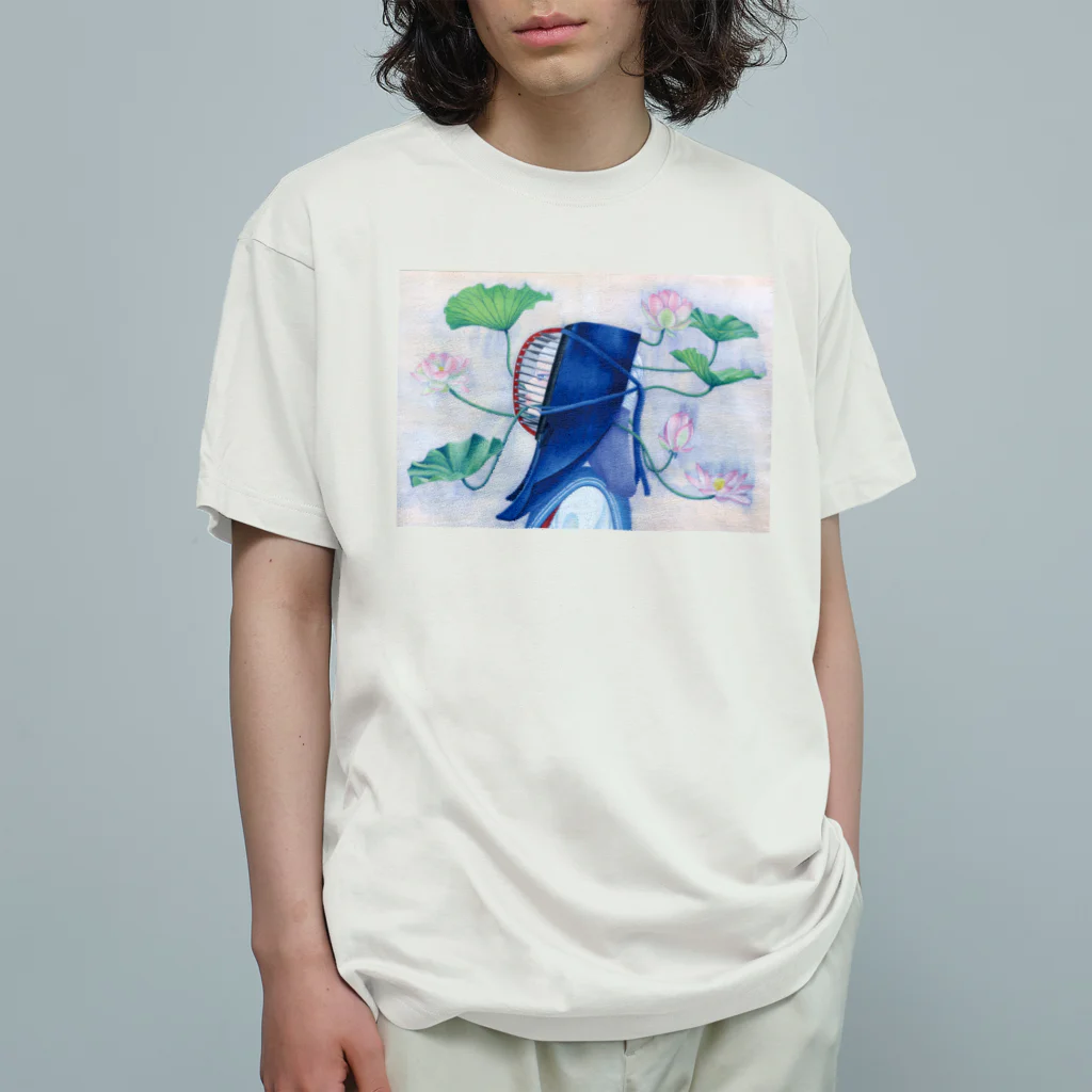 ヤマダ チカの花に寄生される少女 オーガニックコットンTシャツ