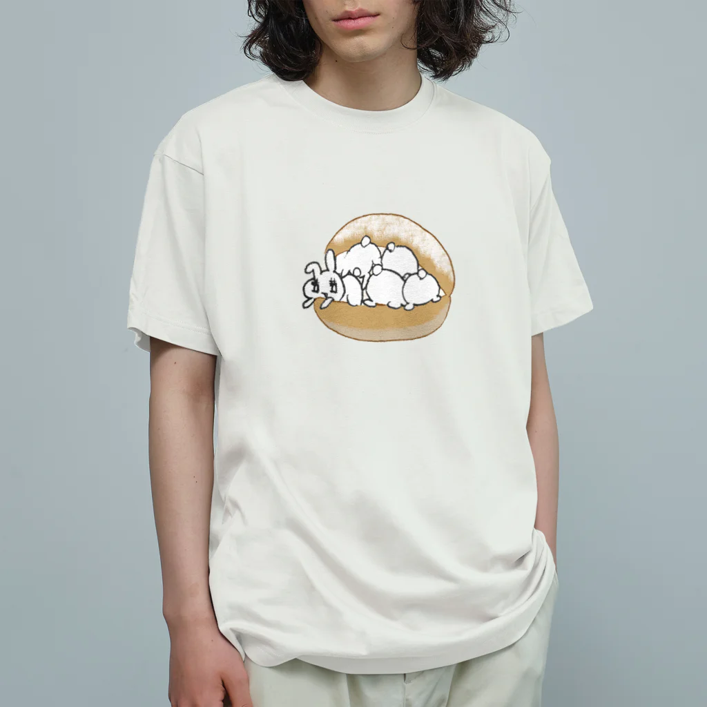 うさぎちゃんアイランドのうさトッツォ（おしりver.） オーガニックコットンTシャツ